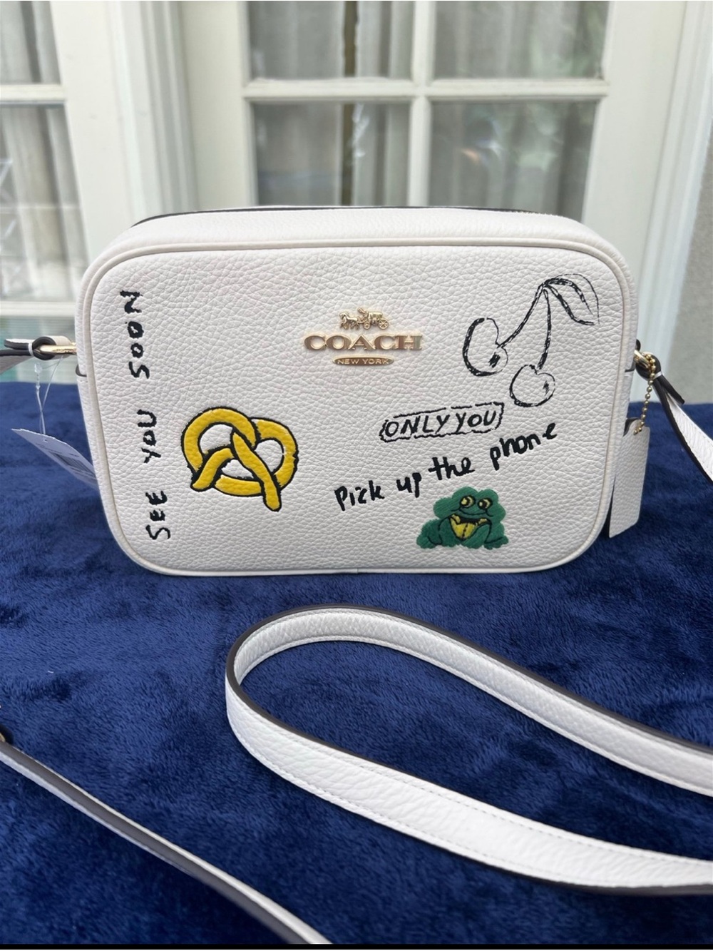 NWT Coach Jamie Camera Bag With Sketch Print